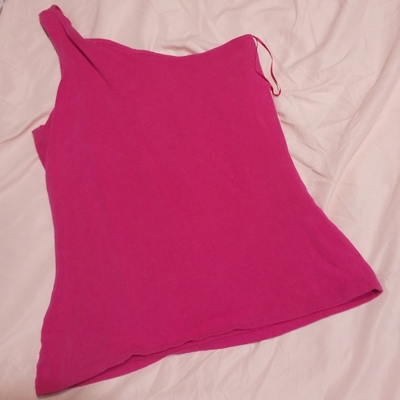 Fuchsia Flower tank top - Picture 2 of 3